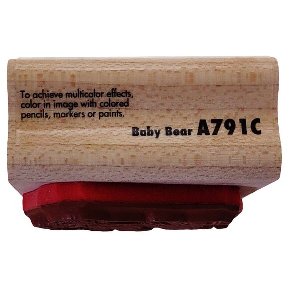 Rubber Stampede Baby Bear Rubber Stamp - Picture 5 of 7